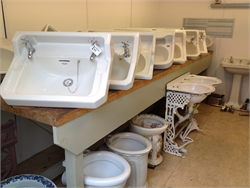 Reclaimed Sinks and Toilets
